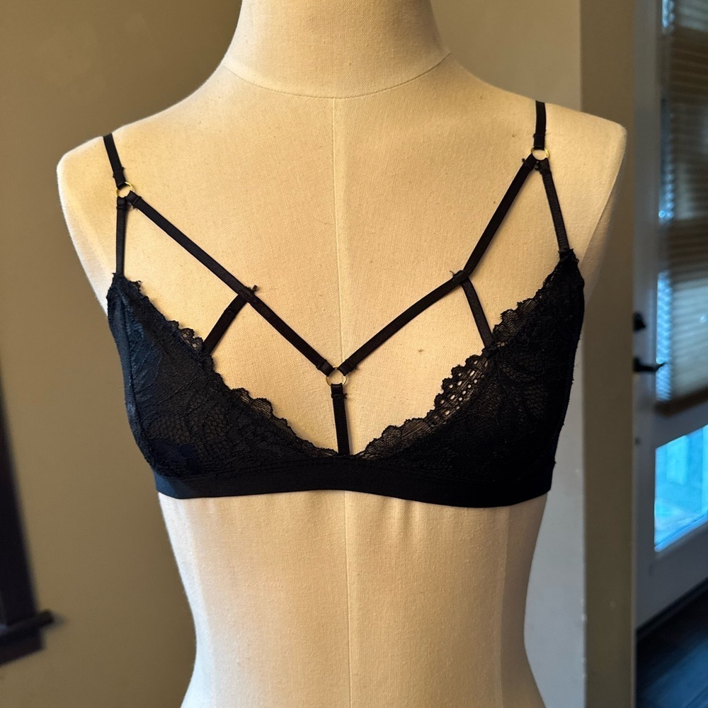 Out from Under Elegant Black Lace Bralette